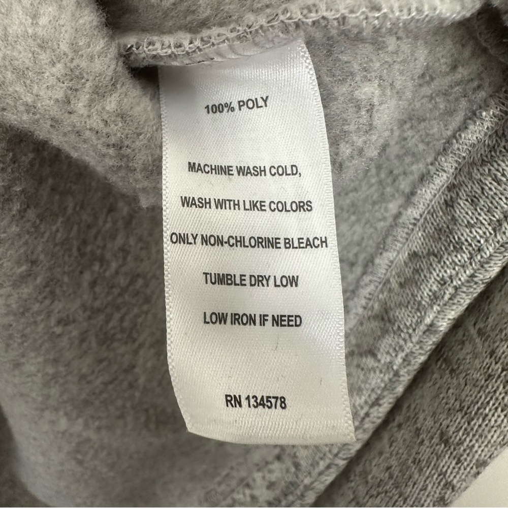 Vineyard Vines Woman’s Heathered Gray Zip-Up Sweater Pullover - Picture 6 of 7